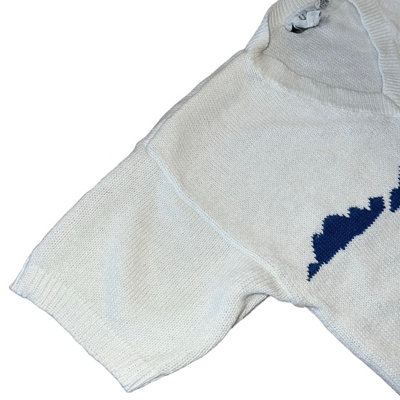 80’s Russ Studio Beach Knitted Short Sleeve Sweater Size Small - Picture 4 of 6